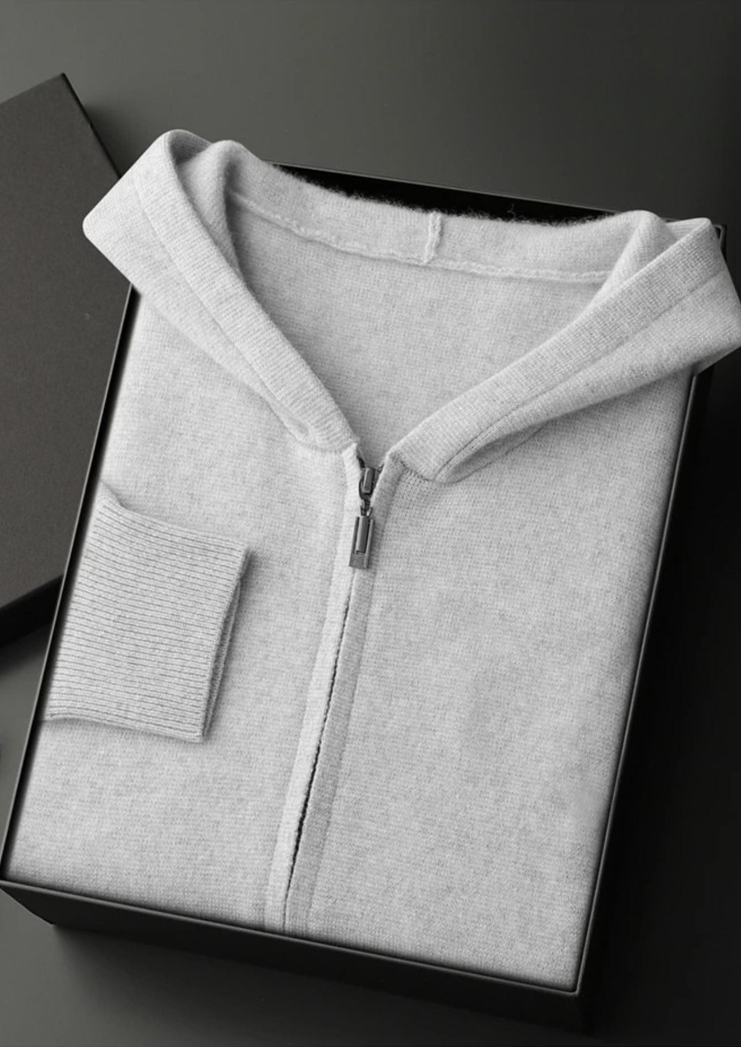 PREMIUM CASHMERE ZIPPER HOODIE EXCLUSIVE RELEASE