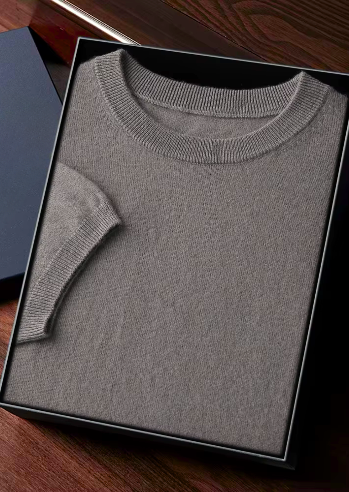 PREMIUM CASHMERE CLASSIC CREWNECK T-SHIRT EXCLUSIVE RELEASE