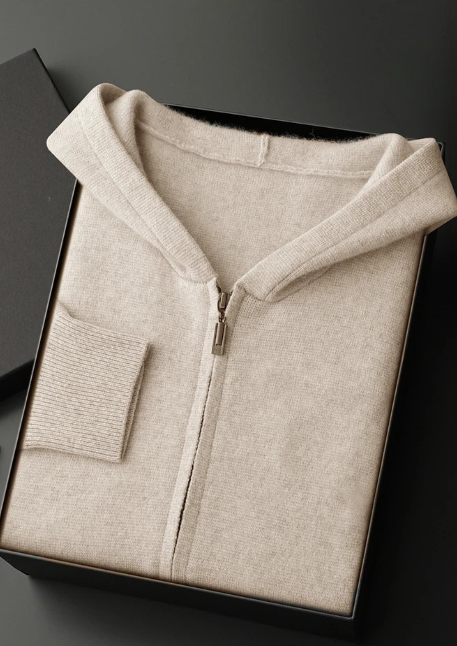 PREMIUM CASHMERE ZIPPER HOODIE EXCLUSIVE RELEASE