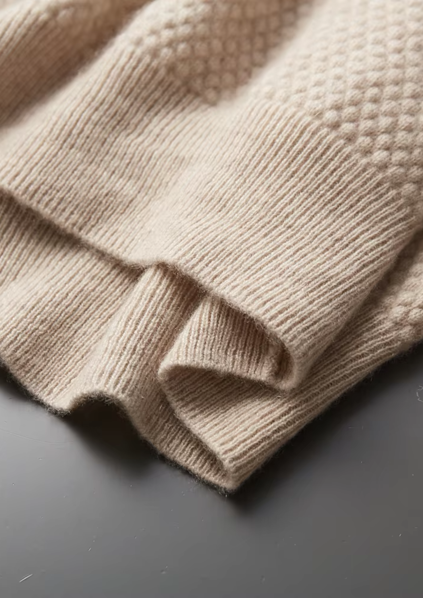 PREMIUM CASHMERE TEXTURED SWEATER POLO EXCLUSIVE RELEASE