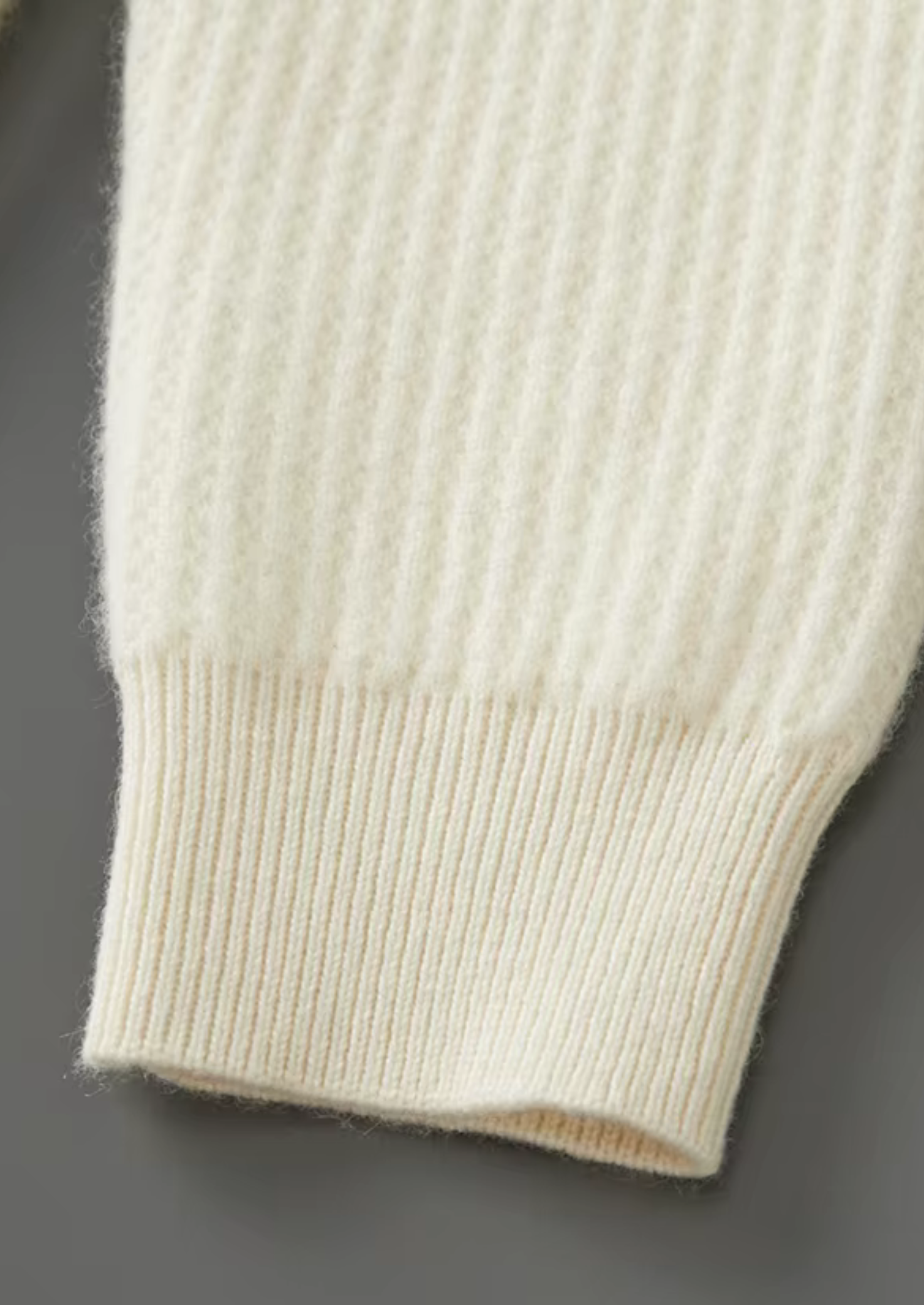 PURE EXTRA-FINE MERINO WOOL RIBBED ZIPPER HOODIE CLOUDWOOL®