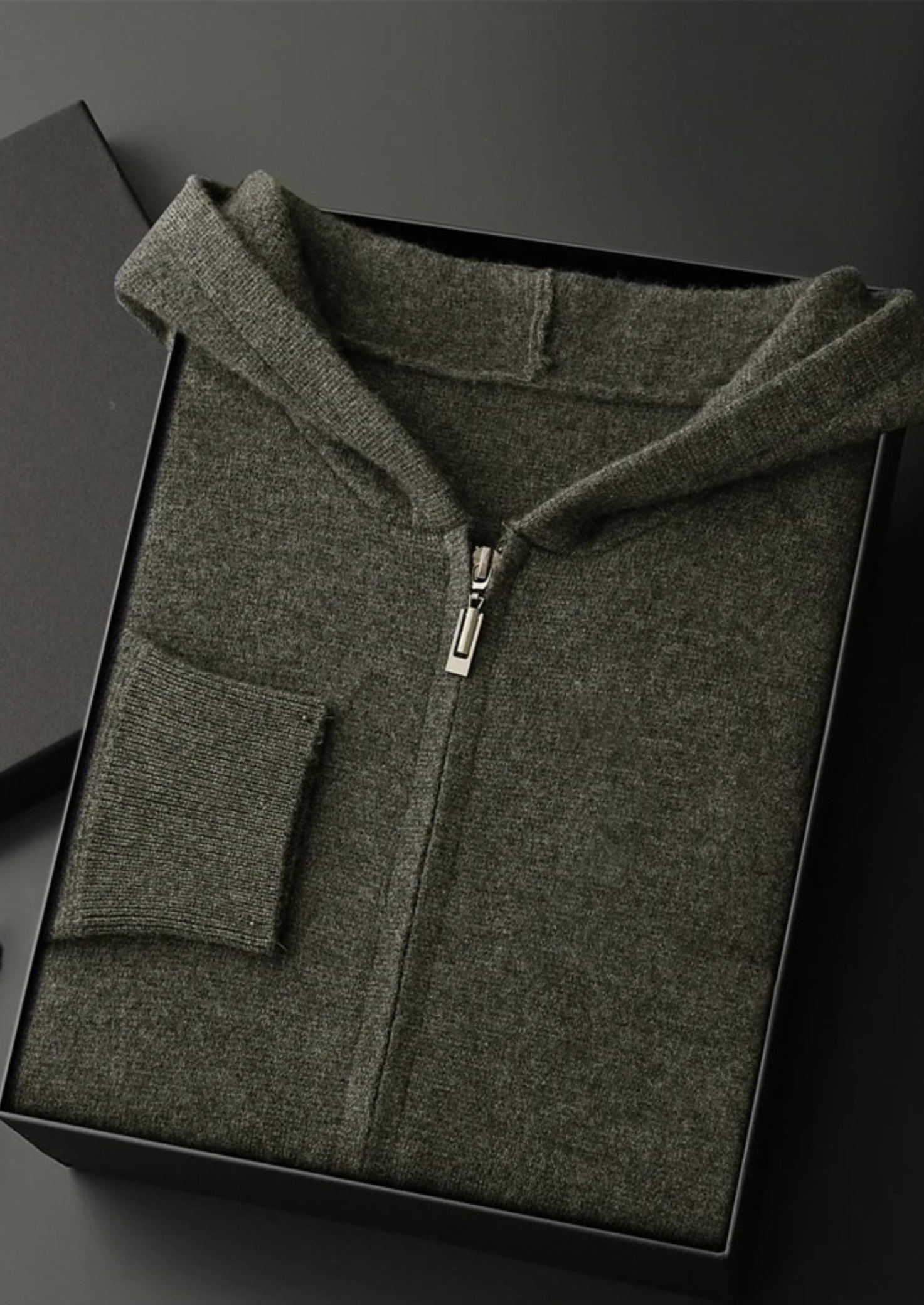 PREMIUM CASHMERE ZIPPER HOODIE EXCLUSIVE RELEASE