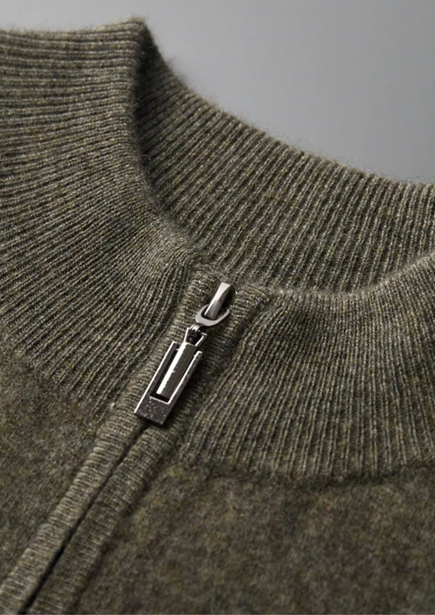 PREMIUM CASHMERE TWO TONE ZIP CARDIGAN EXCLUSIVE RELEASE