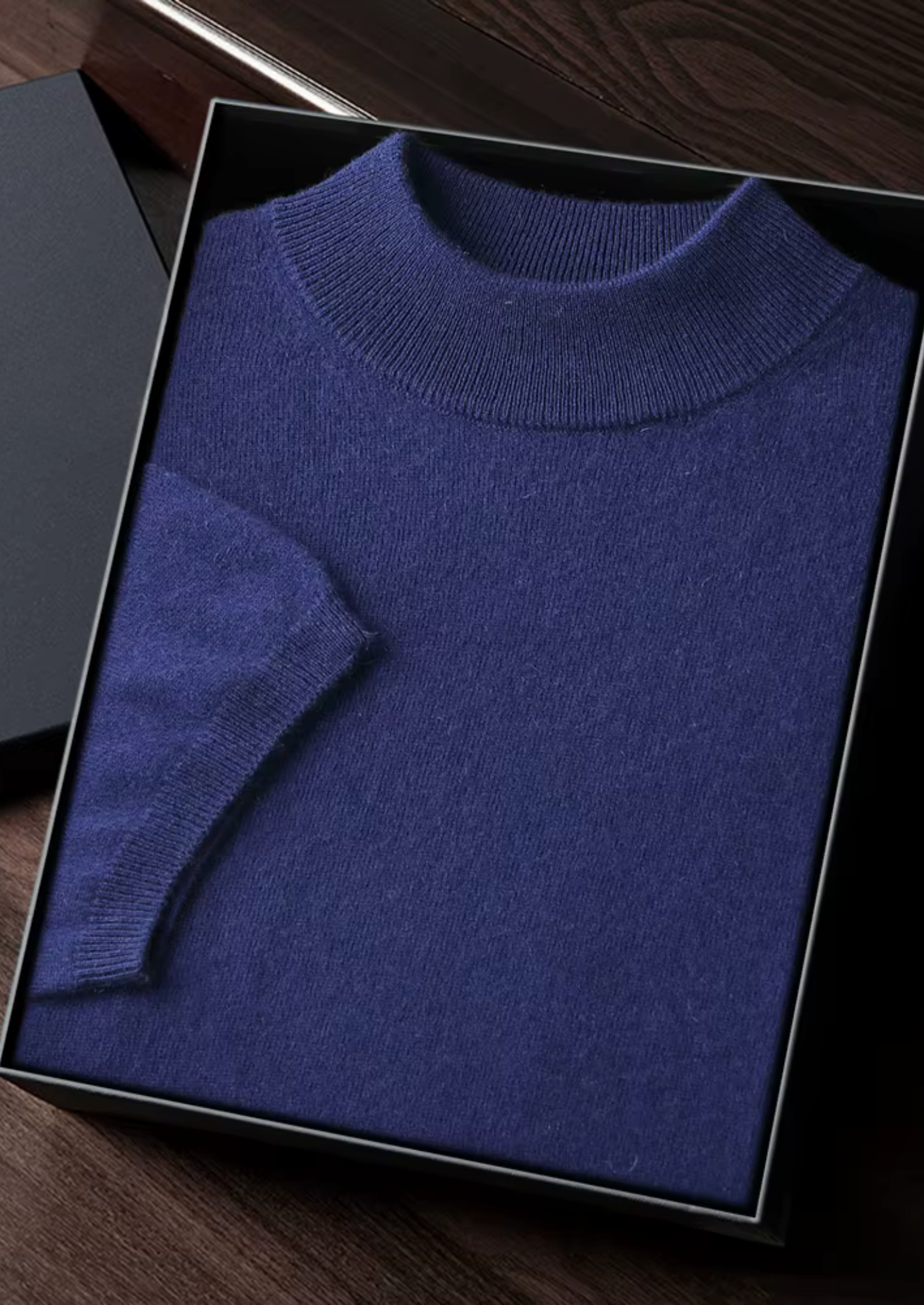 PREMIUM CASHMERE MOCK NECK T-SHIRT EXCLUSIVE RELEASE