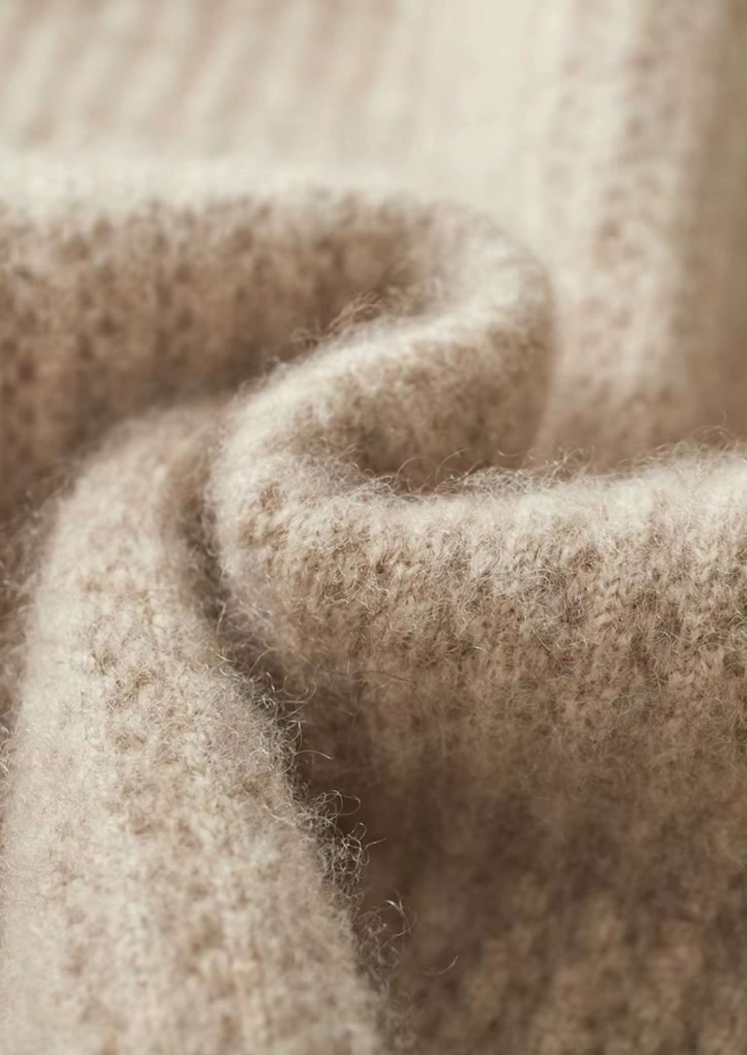 PURE EXTRA-FINE MERINO WOOL RIBBED ZIPPER HOODIE CLOUDWOOL®