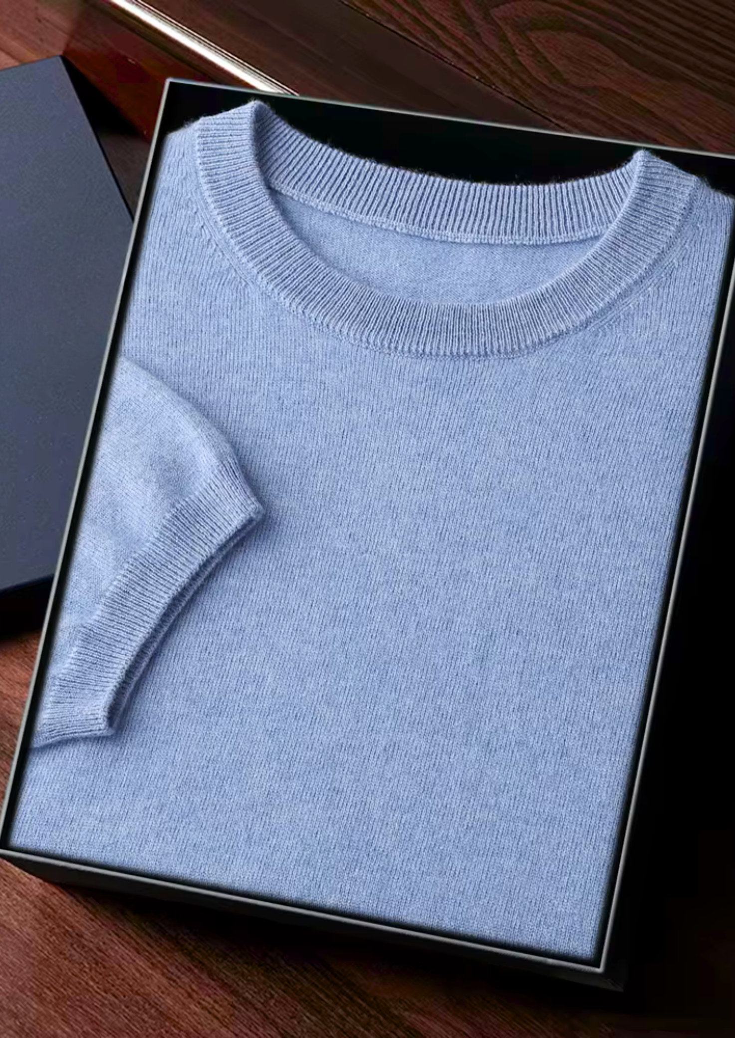 PREMIUM CASHMERE CLASSIC CREWNECK T-SHIRT EXCLUSIVE RELEASE