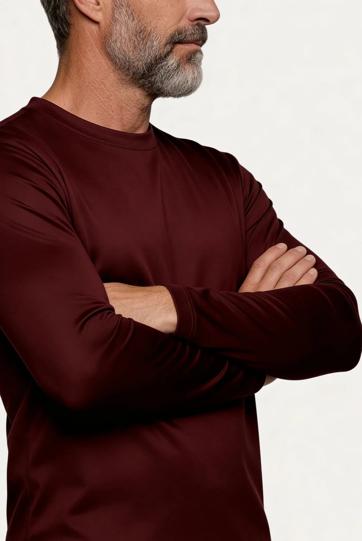 Burgundy Imperial Long Sleeve Montall