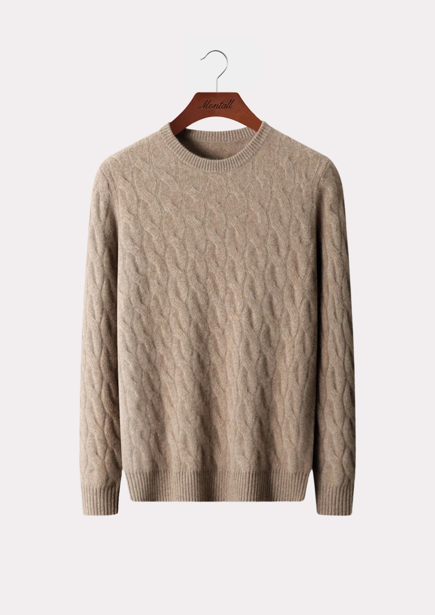 CASHMERE CABLE SWEATER PURE CASHMERE