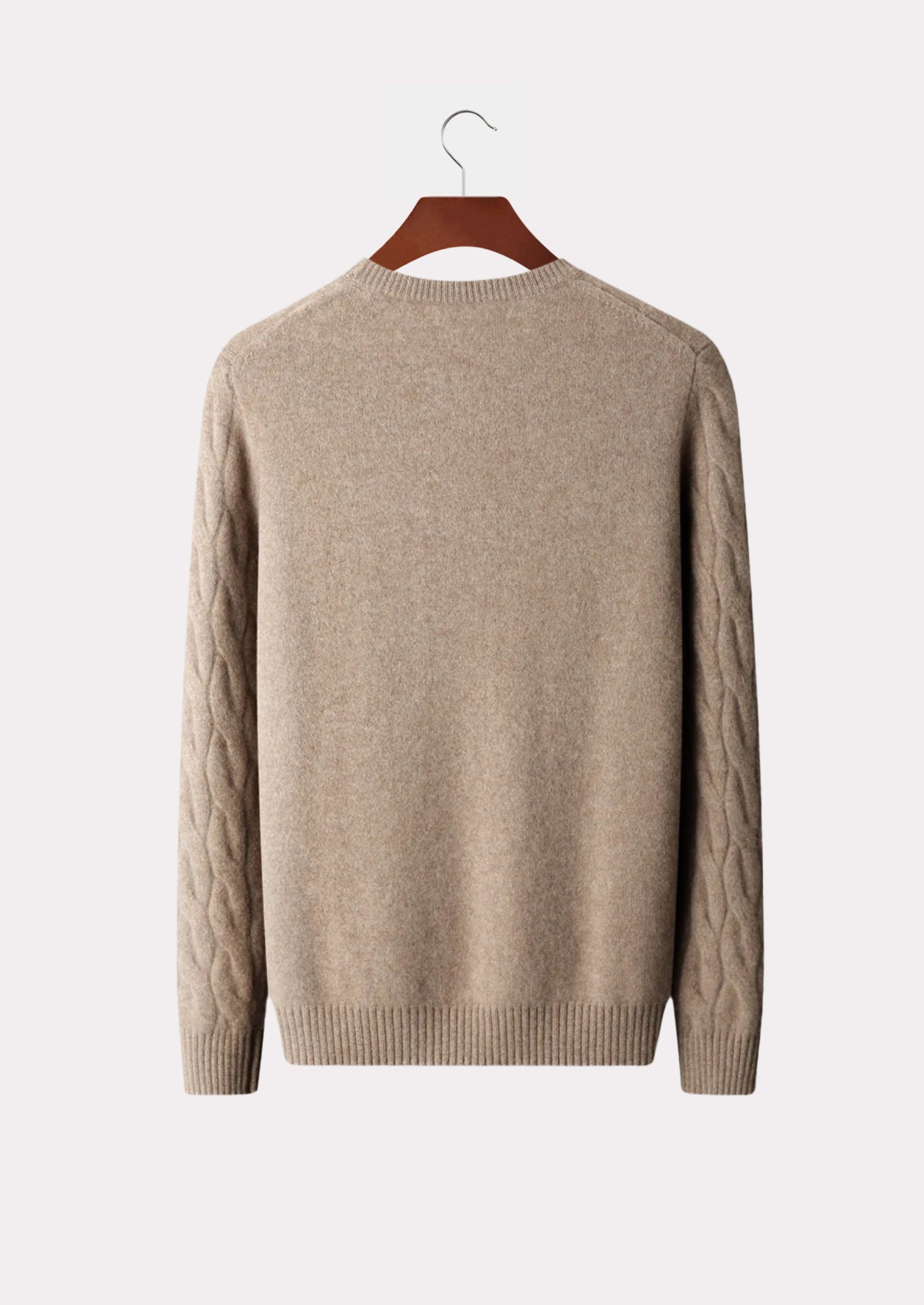 CASHMERE CABLE SWEATER PURE CASHMERE