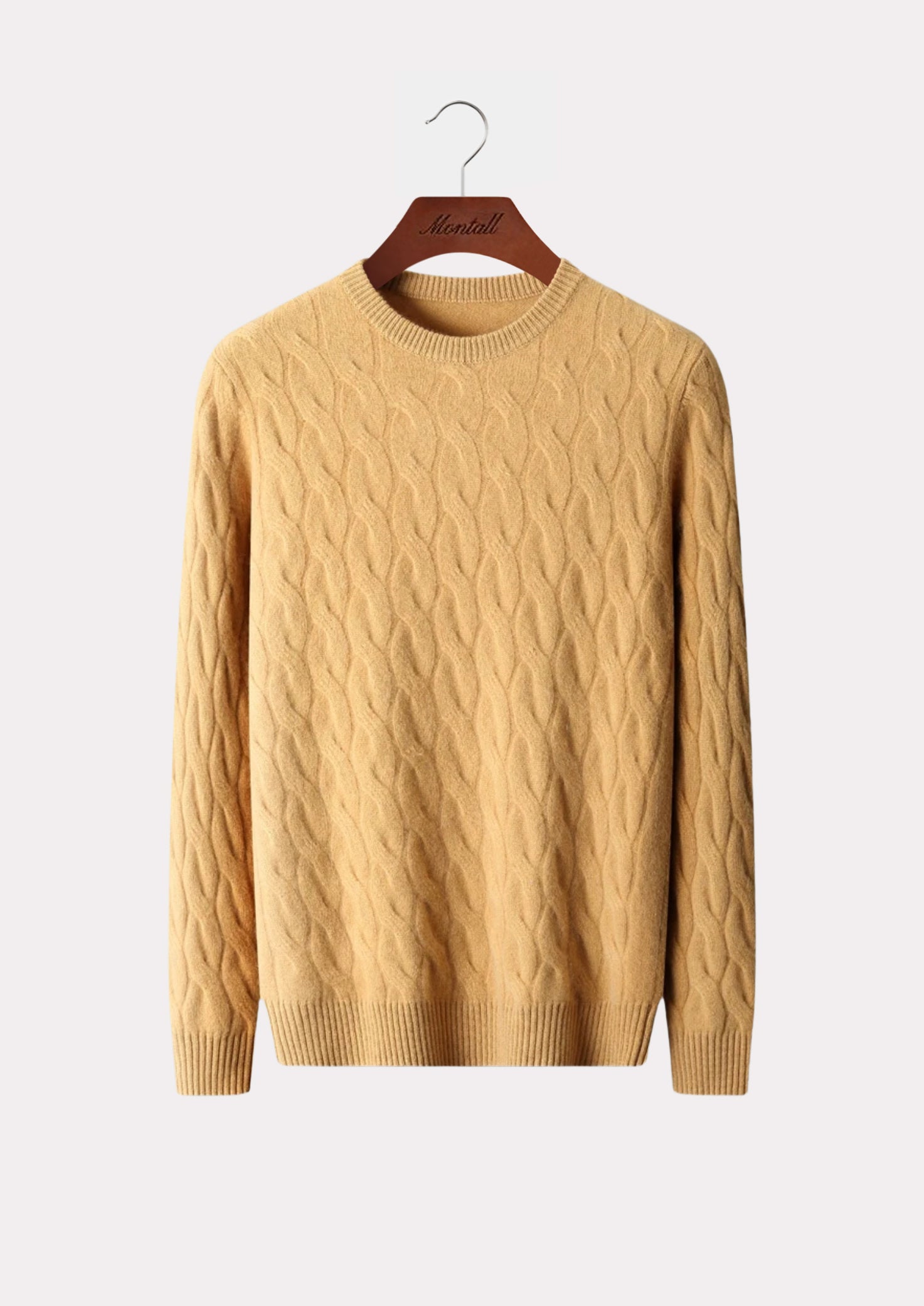 CASHMERE CABLE SWEATER PURE CASHMERE