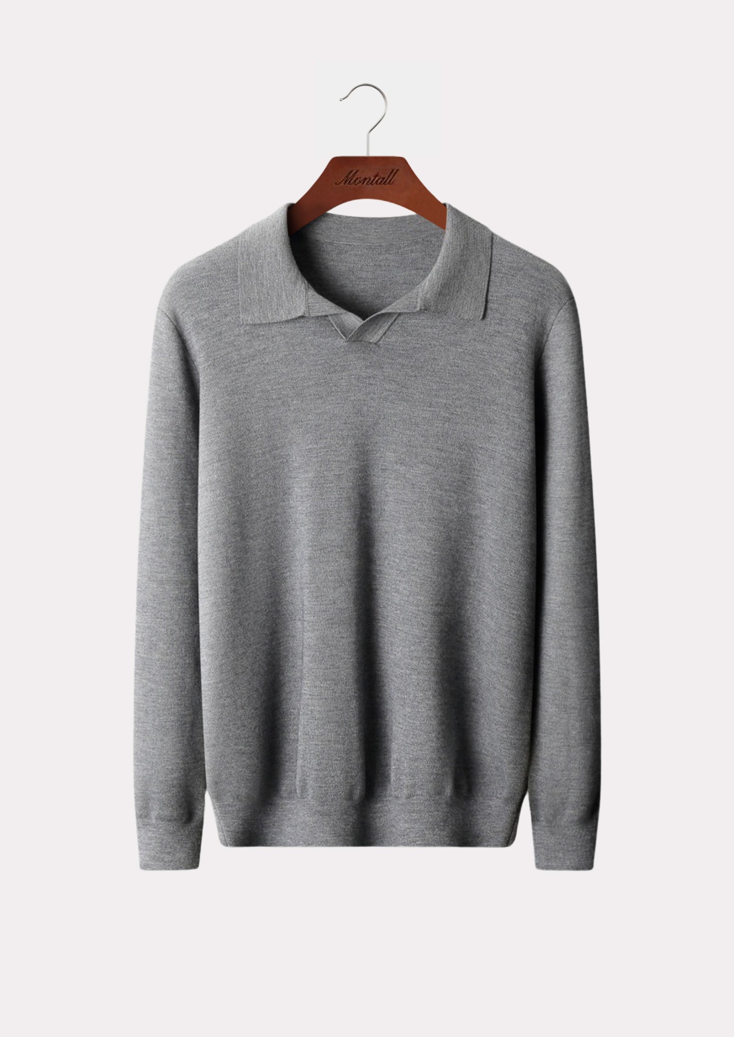 CASHMERE CLEAN POLO SWEATER PURE CASHMERE