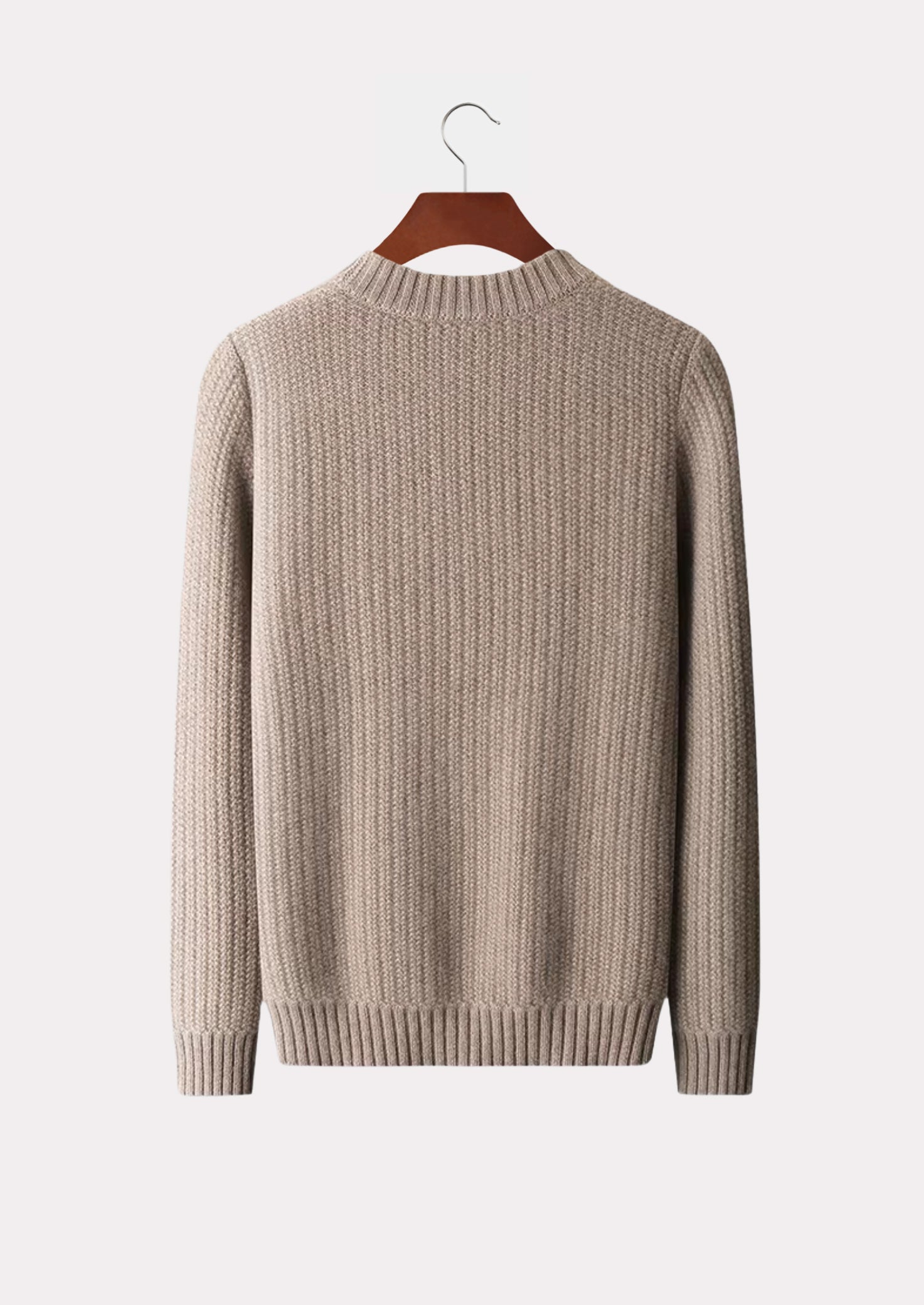 CASHMERE HEAVY CREWNECK PURE CASHMERE