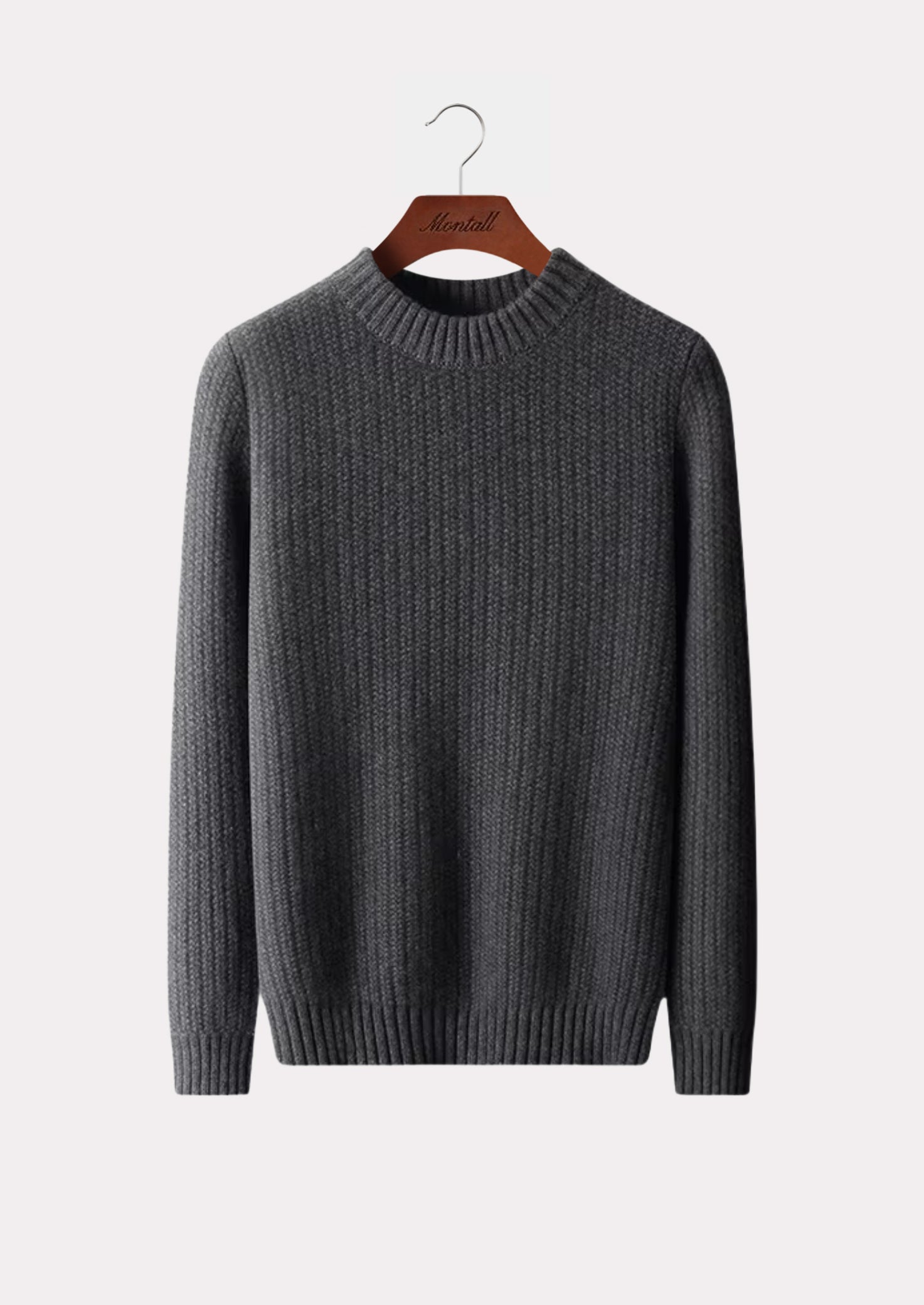 CASHMERE HEAVY CREWNECK PURE CASHMERE