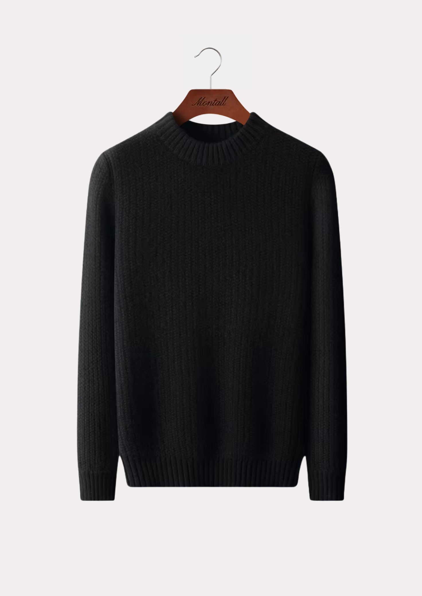 CASHMERE HEAVY CREWNECK PURE CASHMERE
