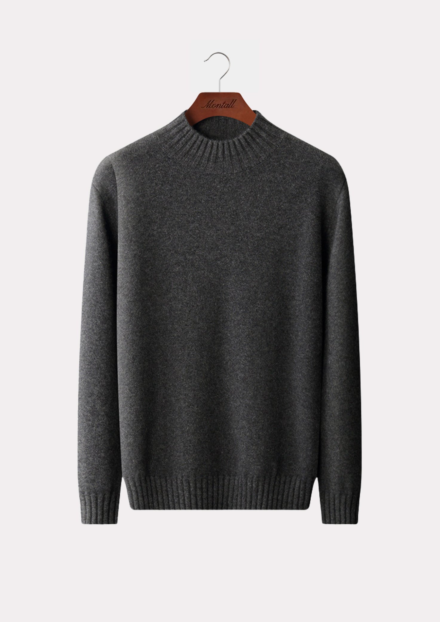 CASHMERE MOCKNECK PURE CASHMERE