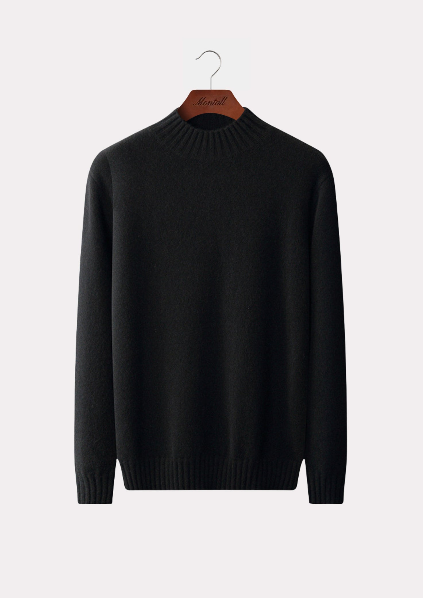 CASHMERE MOCKNECK PURE CASHMERE