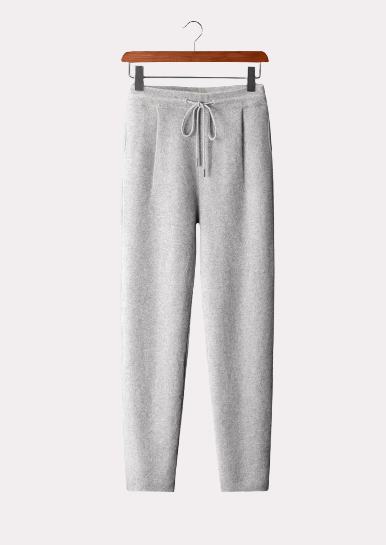 CASHMERE PLEAT TROUSERS PURE CASHMERE
