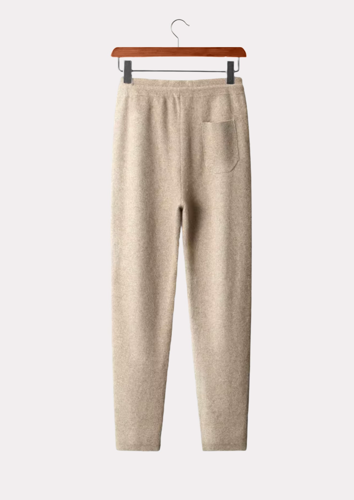 CASHMERE PLEAT TROUSERS PURE CASHMERE