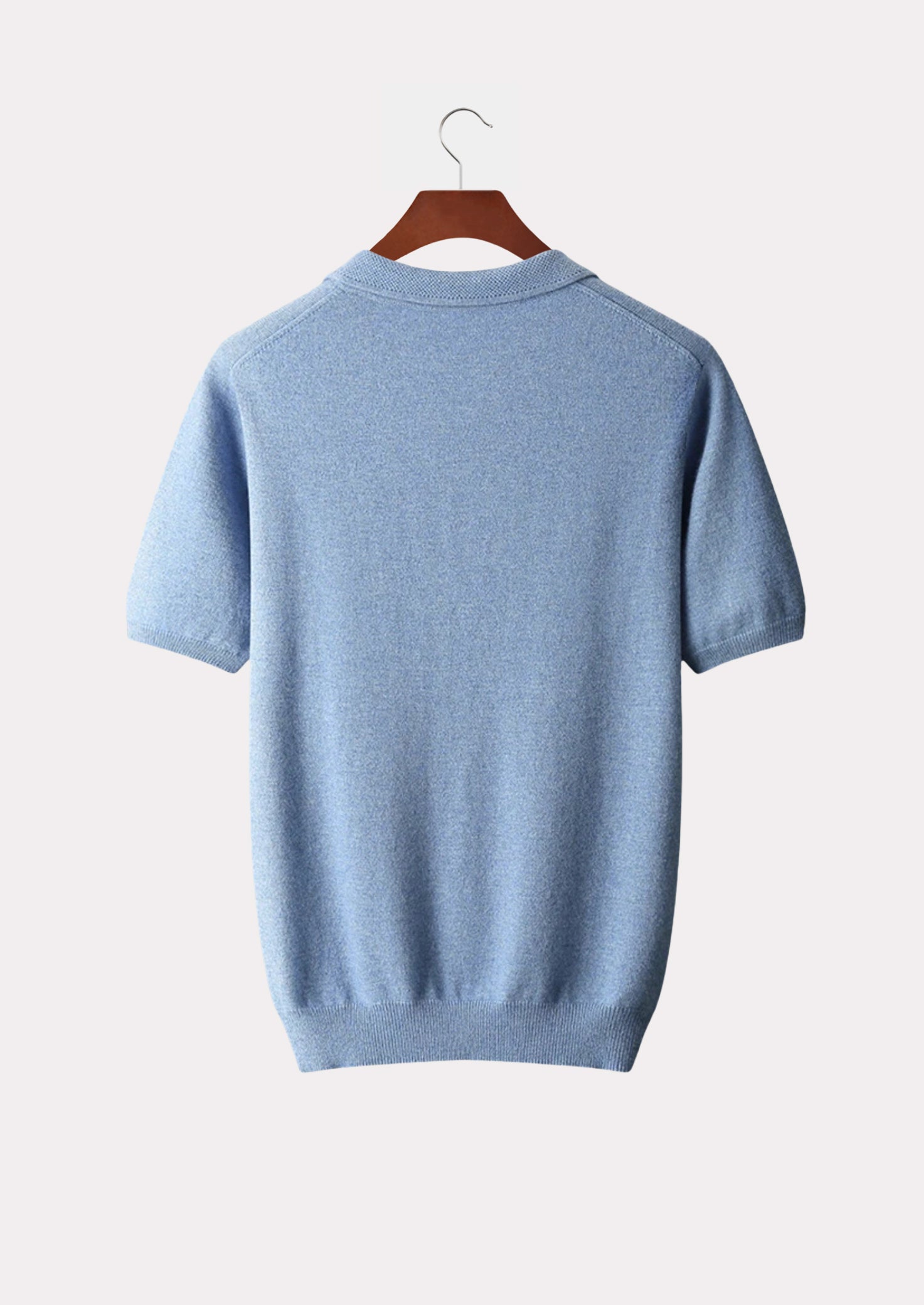 CASHMERE POLO SHIRT PURE CASHMERE