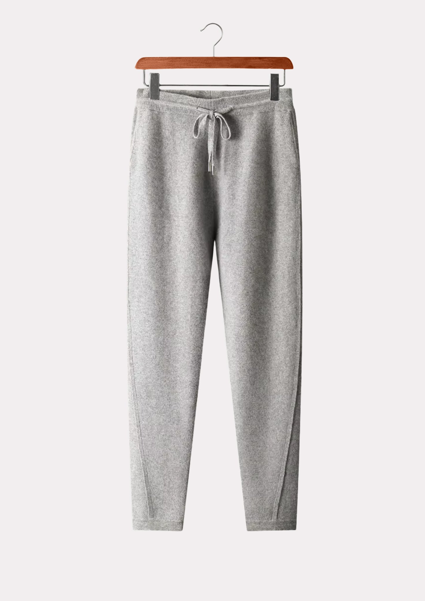 CASHMERE SLIM FIT TROUSERS PURE CASHMERE