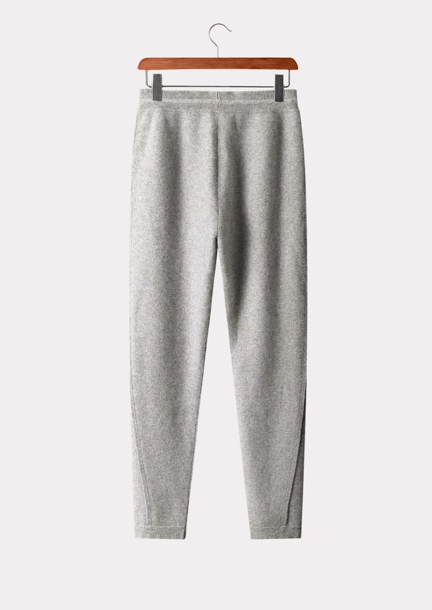 CASHMERE SLIM FIT TROUSERS PURE CASHMERE