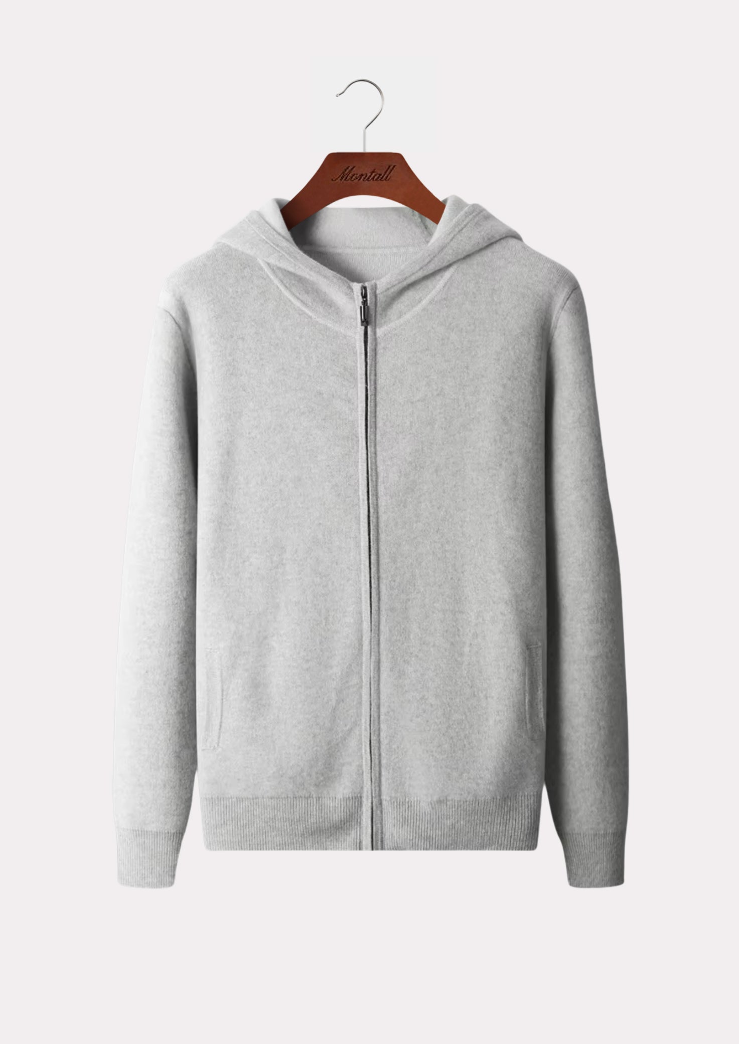 CASHMERE TWO TONE HOODIE PURE CASHMERE