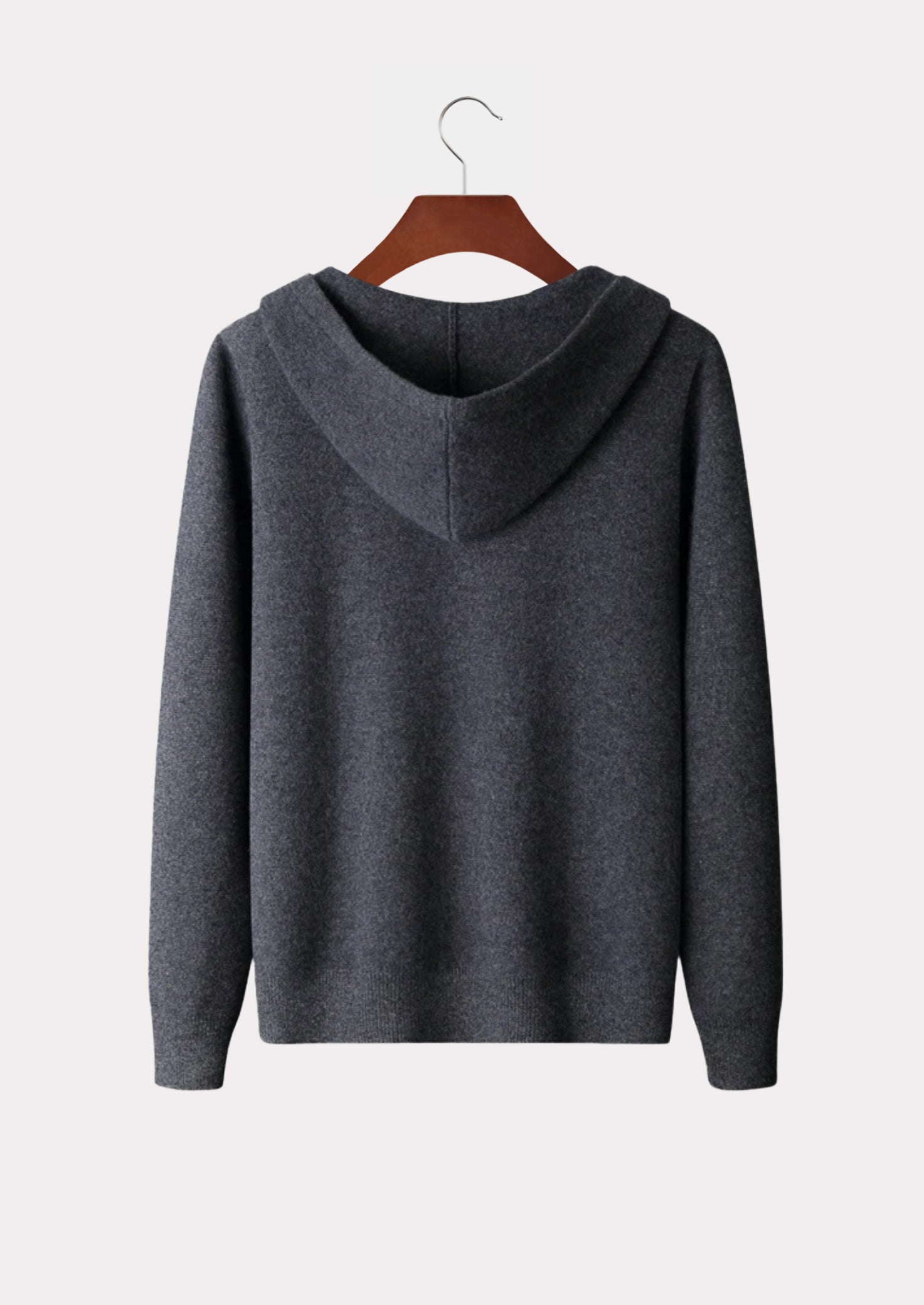 CASHMERE ZIP HOODIE PURE CASHMERE