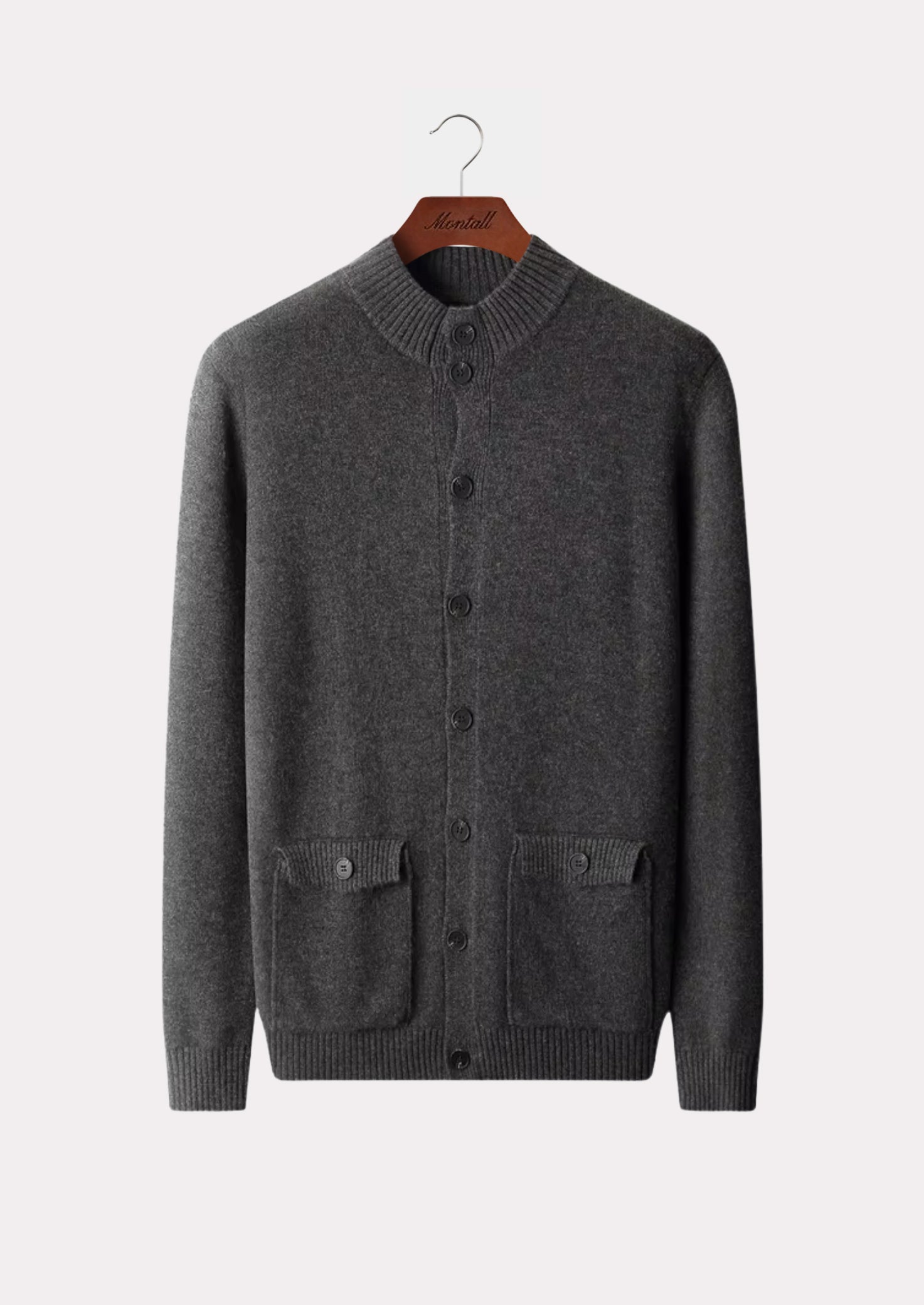 MERINO BUTTON CARDIGAN PURE MERINO