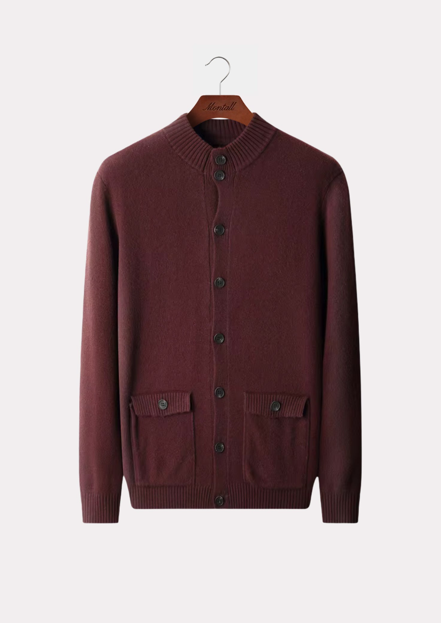 MERINO BUTTON CARDIGAN PURE MERINO
