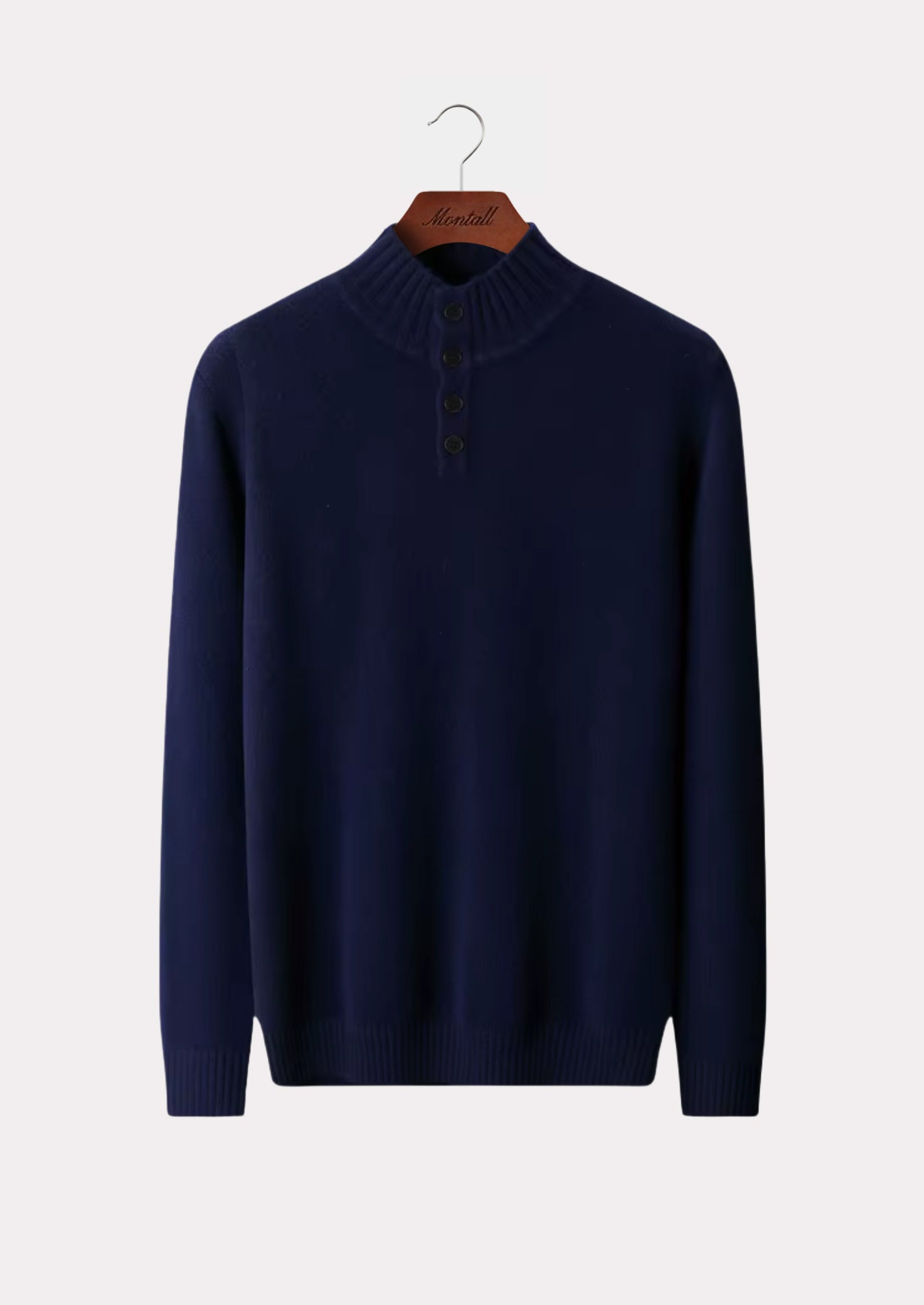 MERINO BUTTON SWEATER PURE MERINO