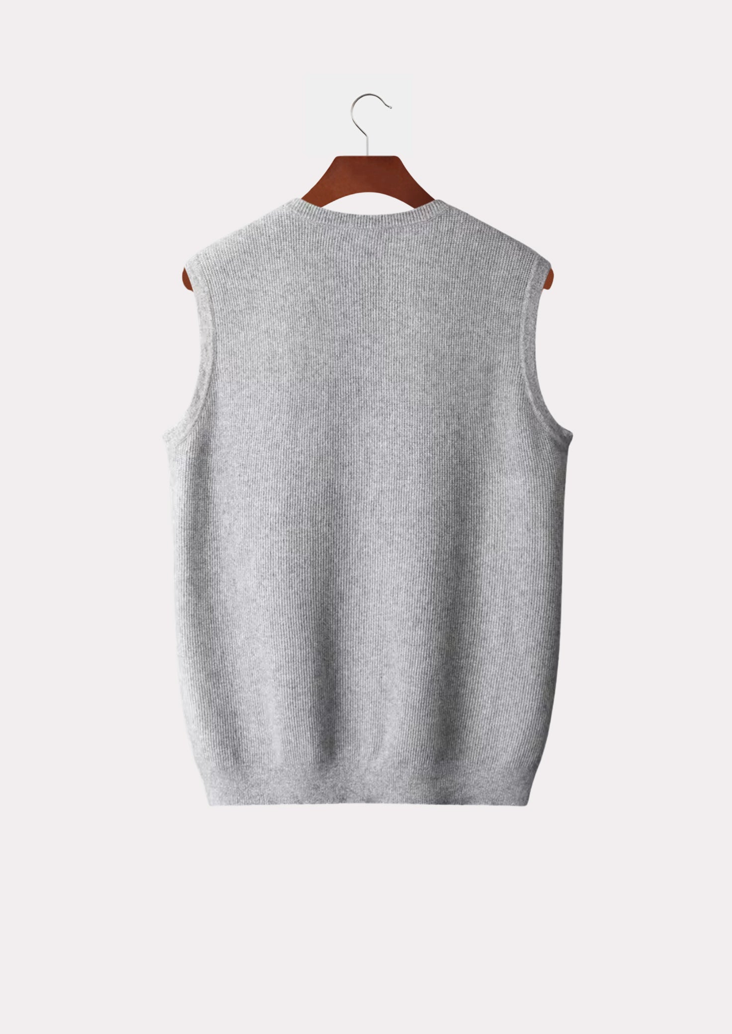 MERINO CREWNECK VEST PURE MERINO