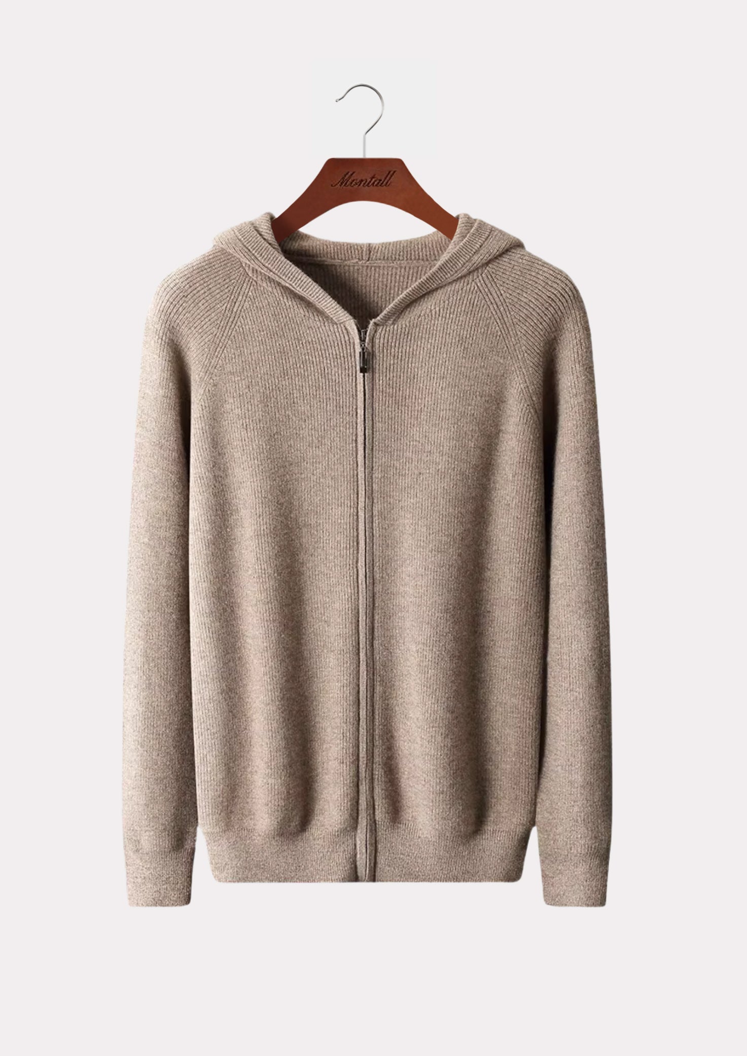 MERINO FINE ZIP HOODIE PURE MERINO