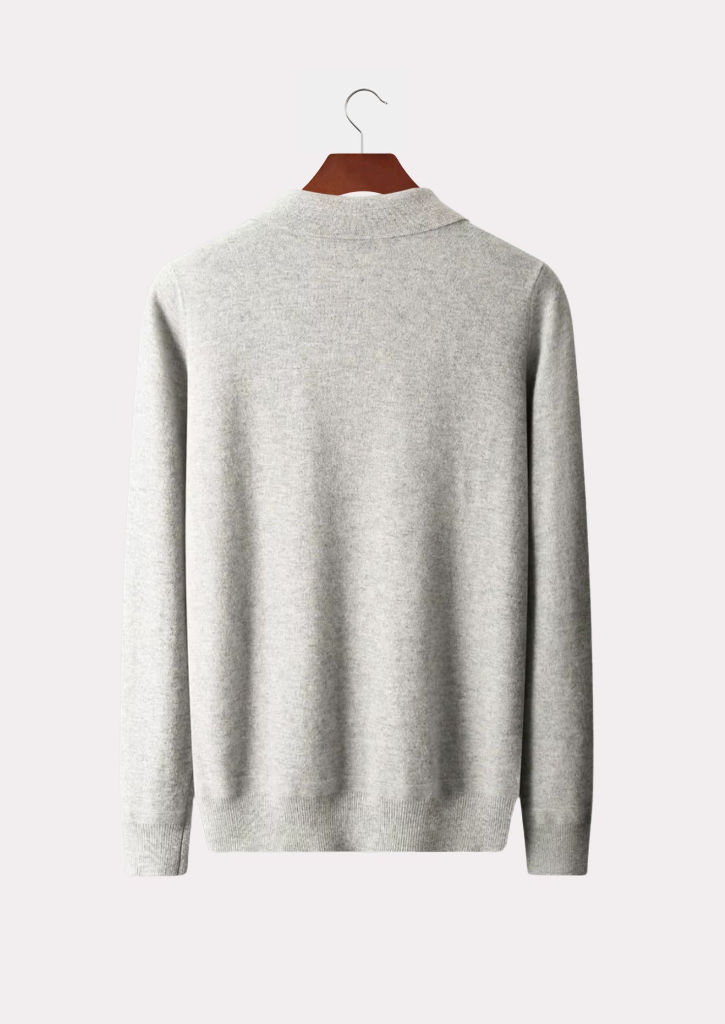 MERINO HALF ZIP POLO PURE MERINO