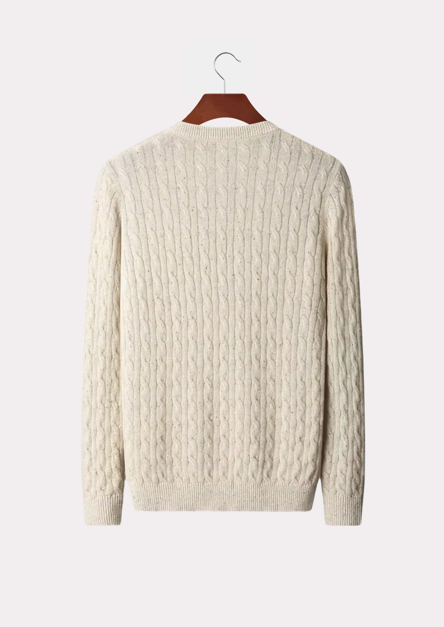 MERINO NEPPED CREWNECK PURE MERINO