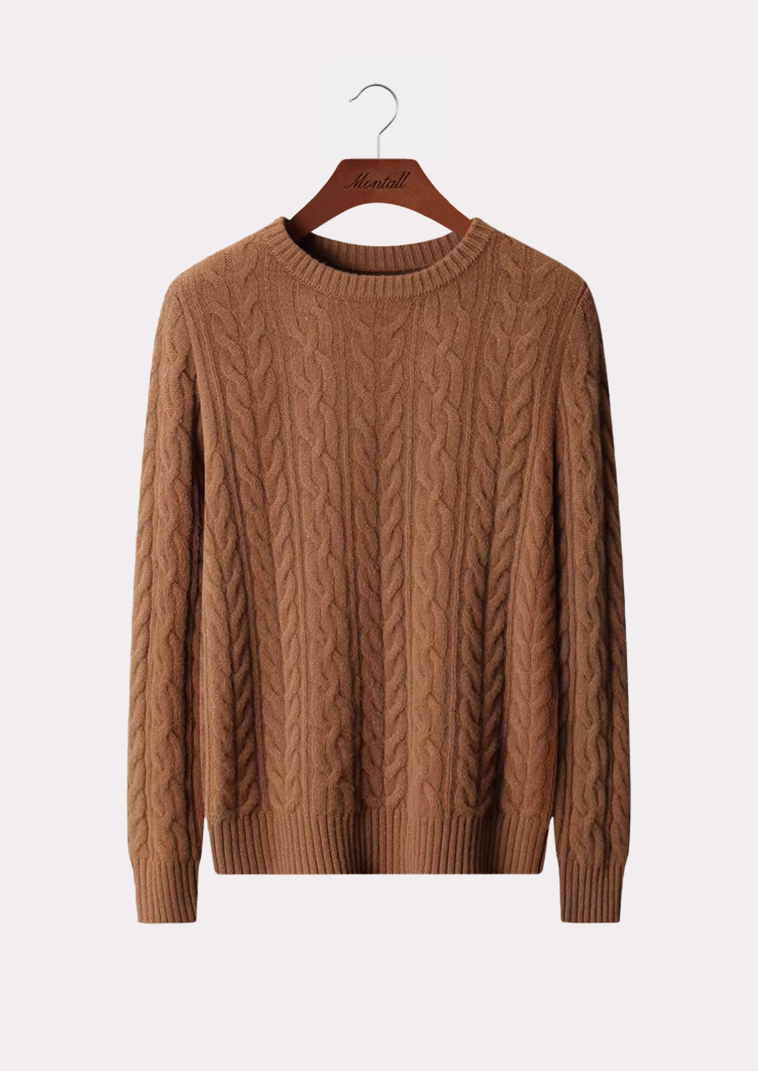 MERINO PATTERN CREWNECK PURE MERINO