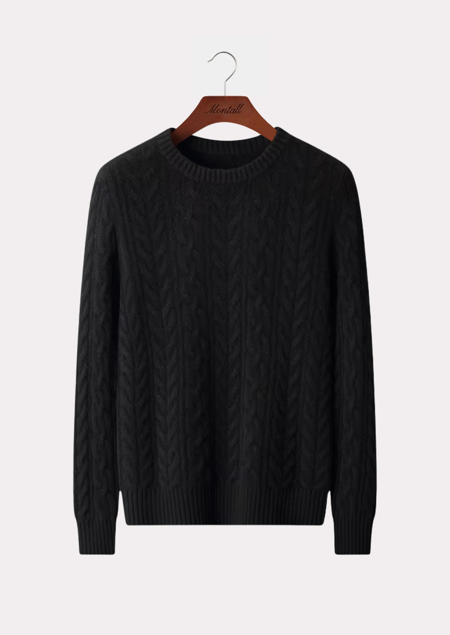MERINO PATTERN CREWNECK PURE MERINO