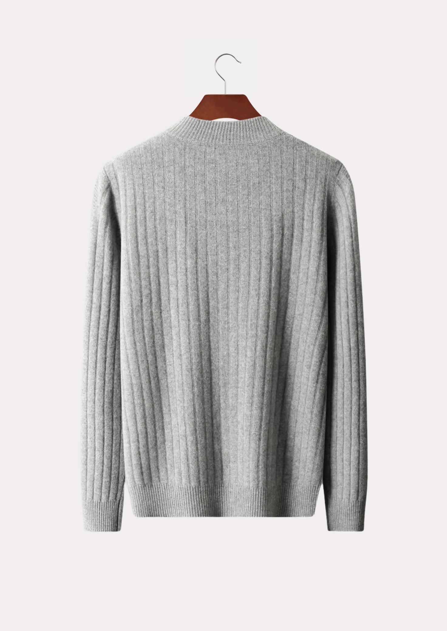 MERINO PATTERN ZIP CARDIGAN PURE MERINO