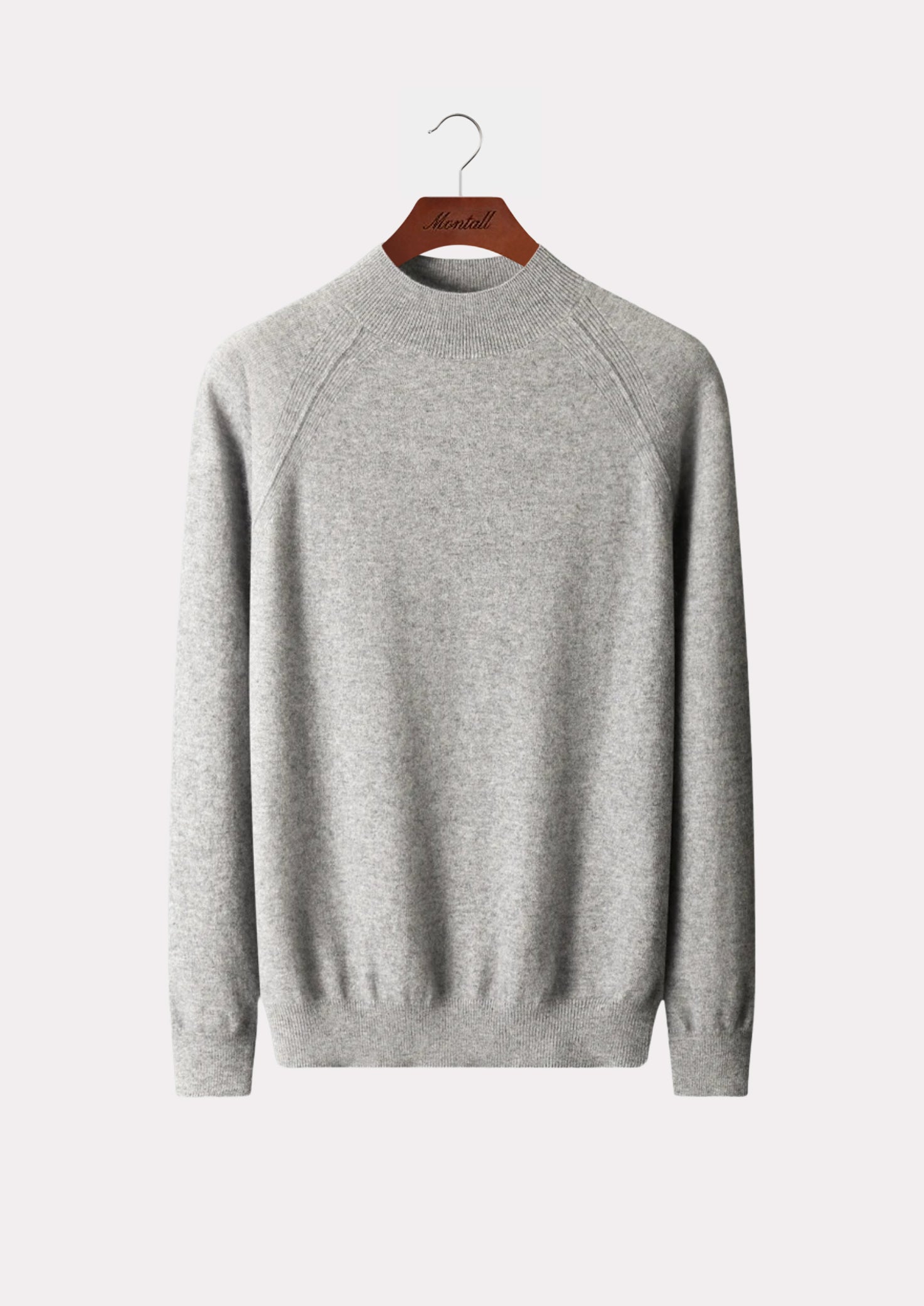 MERINO RAGLAN MOCKNECK PURE MERINO