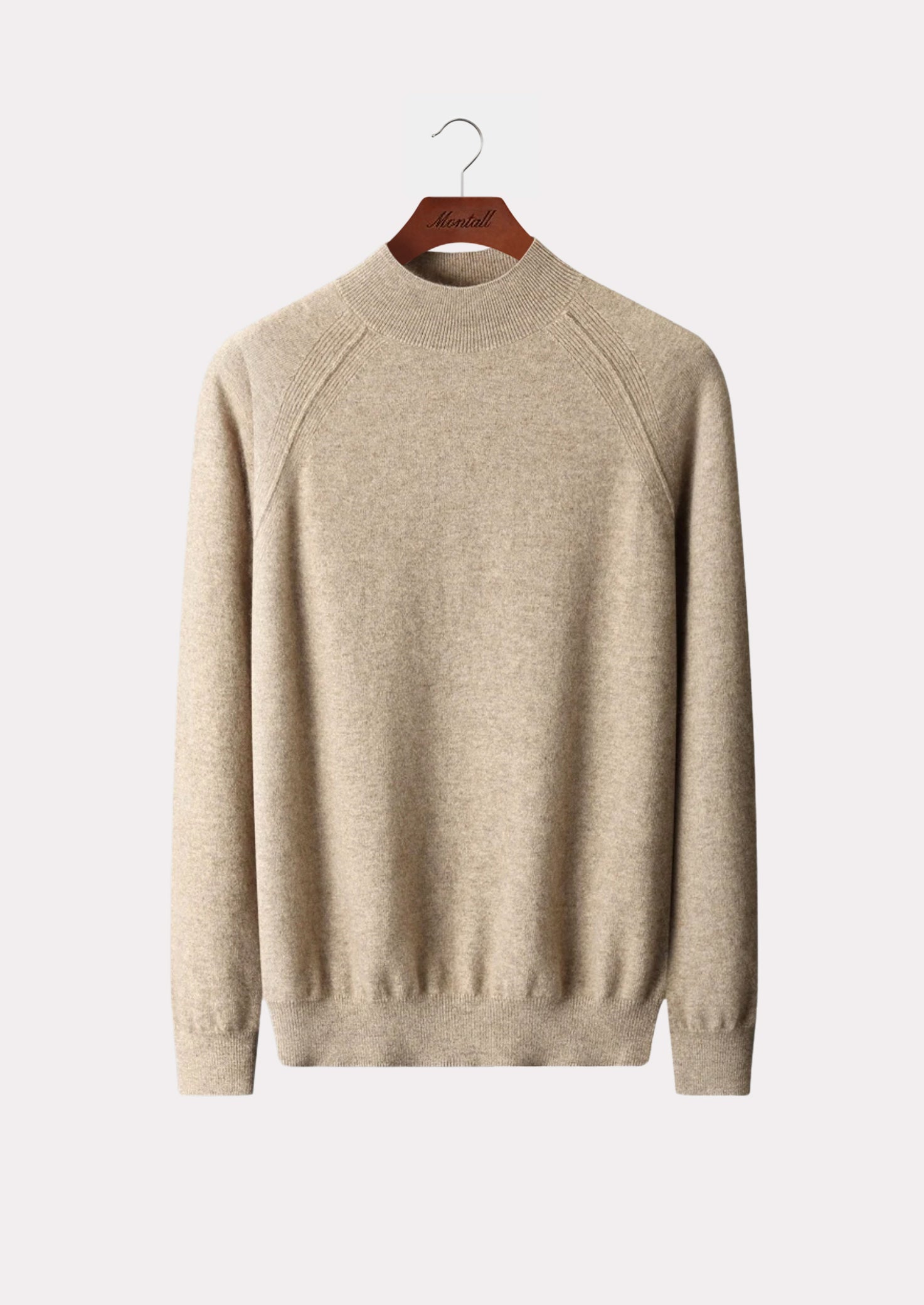 MERINO RAGLAN MOCKNECK PURE MERINO