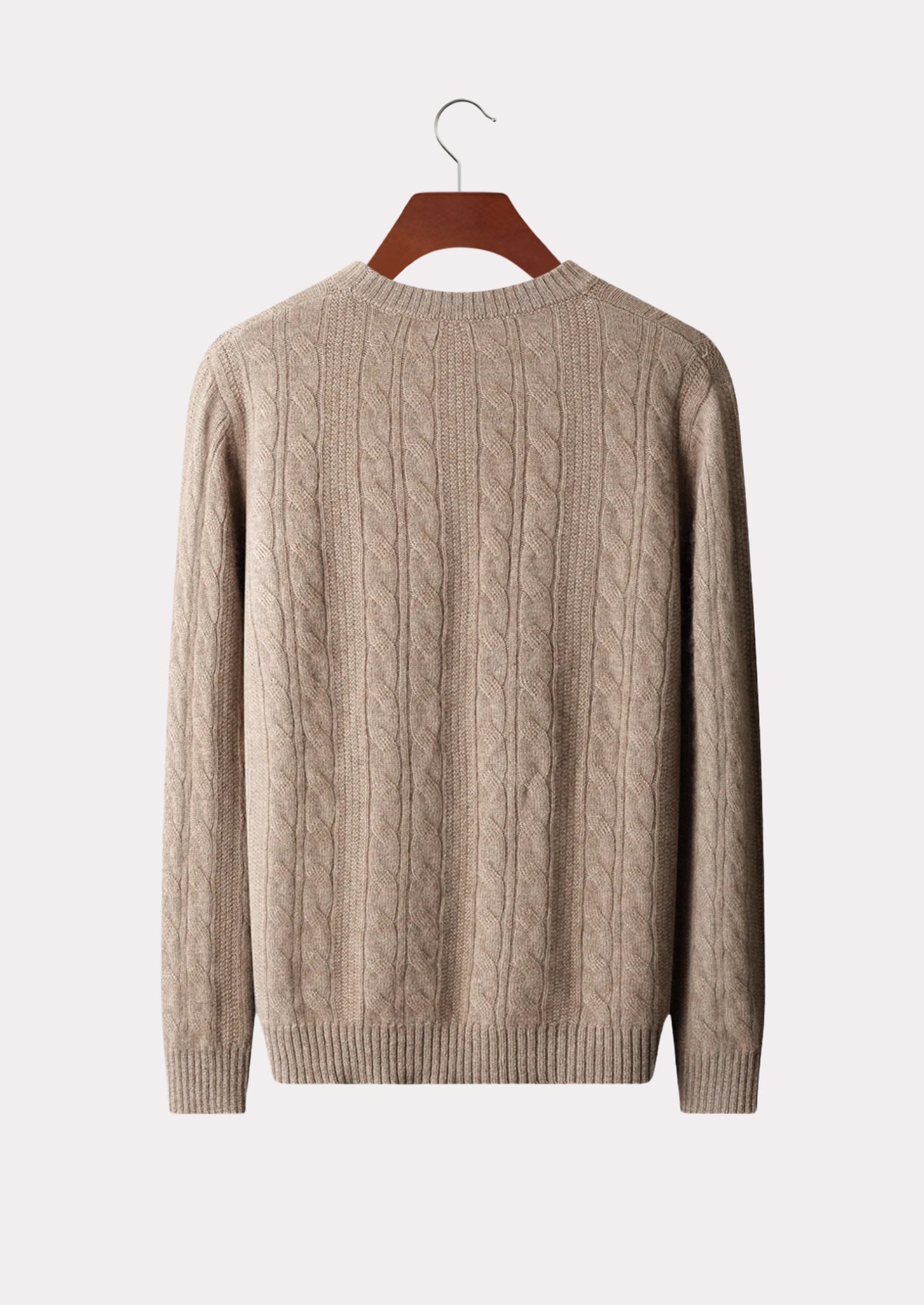 MERINO RIBBED CREWNECK PURE MERINO