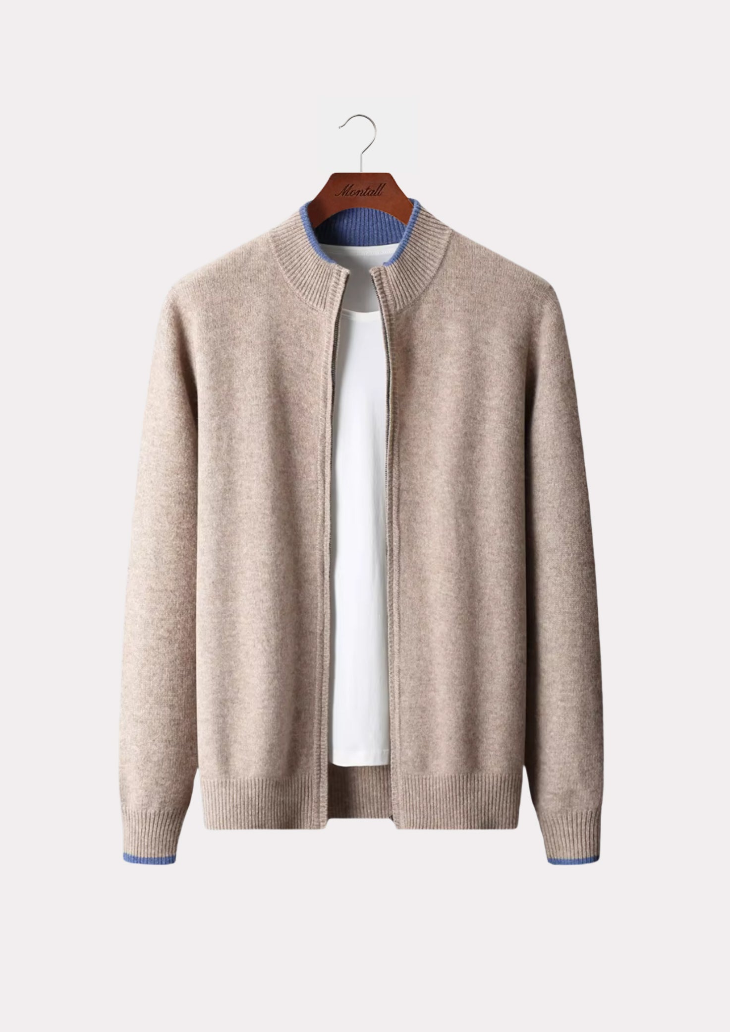 MERINO TWIN ZIP CARDIGAN PURE MERINO