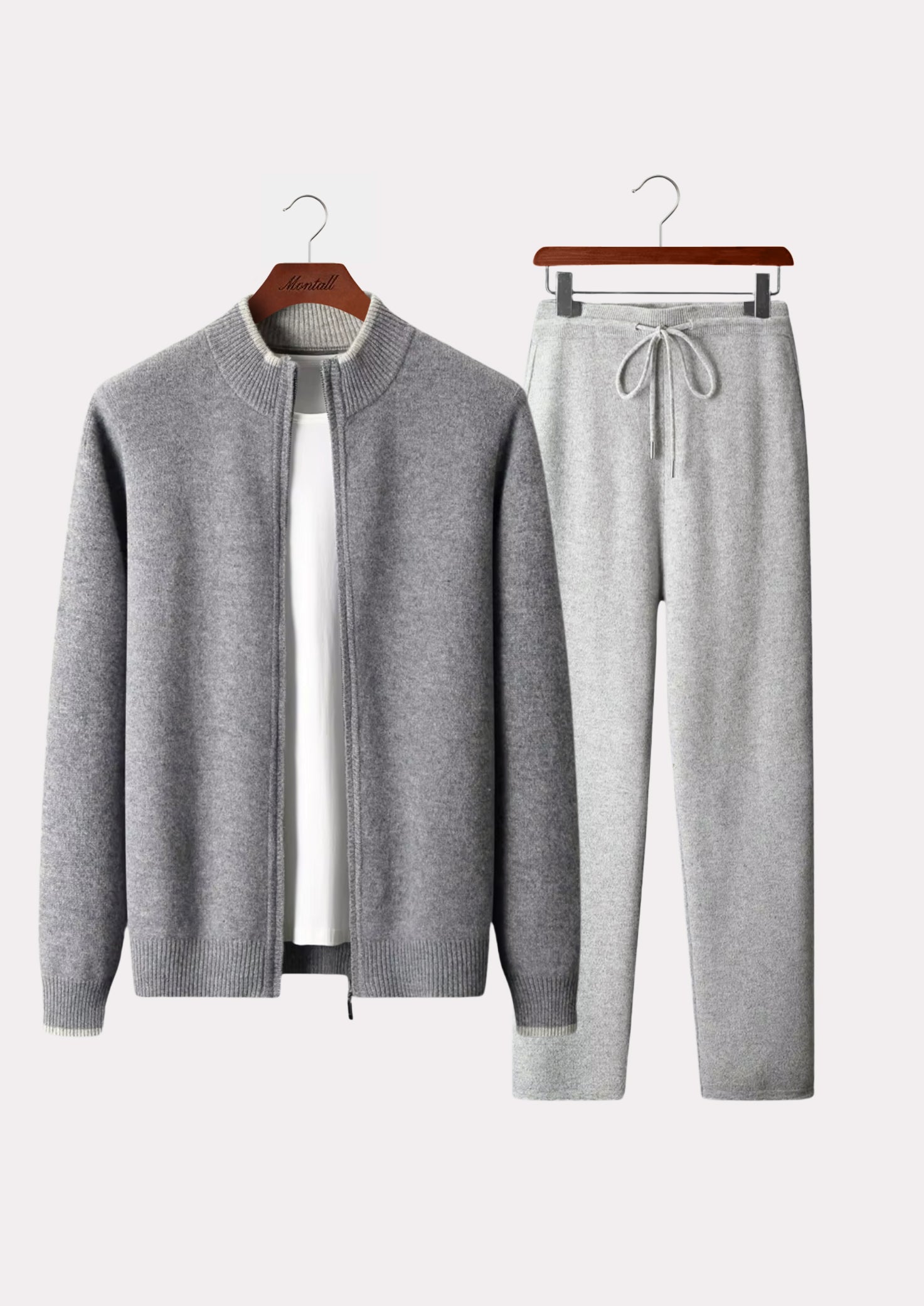MERINO TWO TONE SET PURE MERINO