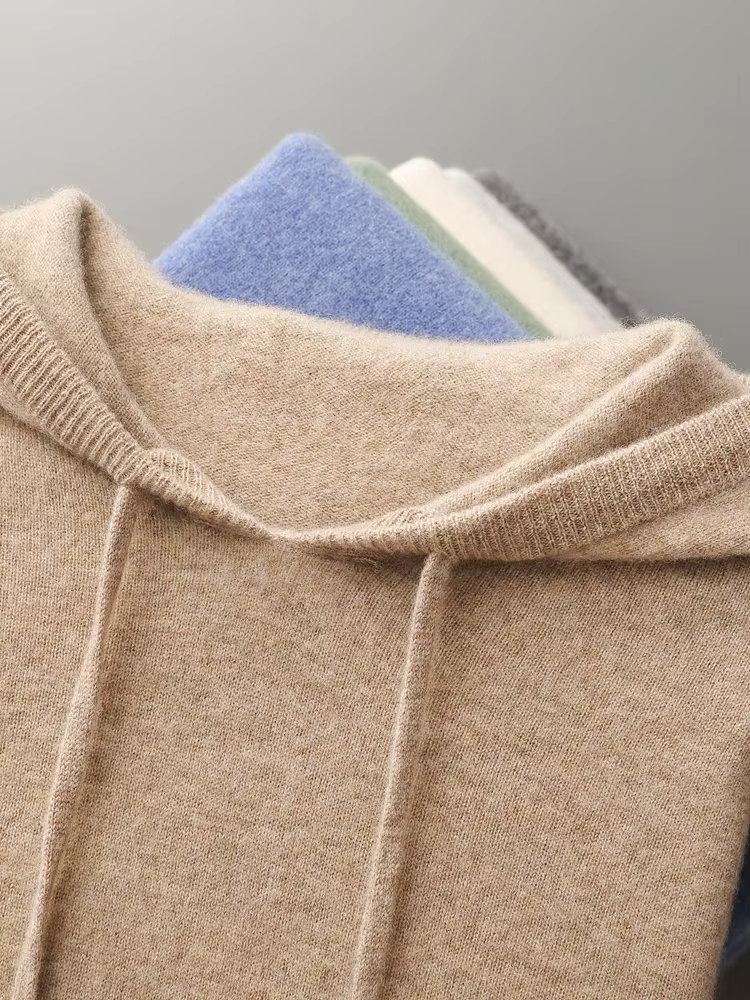 PURE EXTRA-FINE MERINO WOOL LEISURE HOODIE CLOUDWOOL®