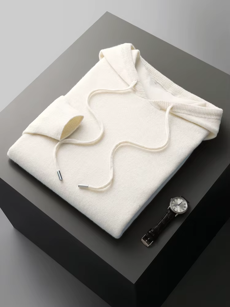 PURE EXTRA-FINE MERINO WOOL LEISURE HOODIE CLOUDWOOL®