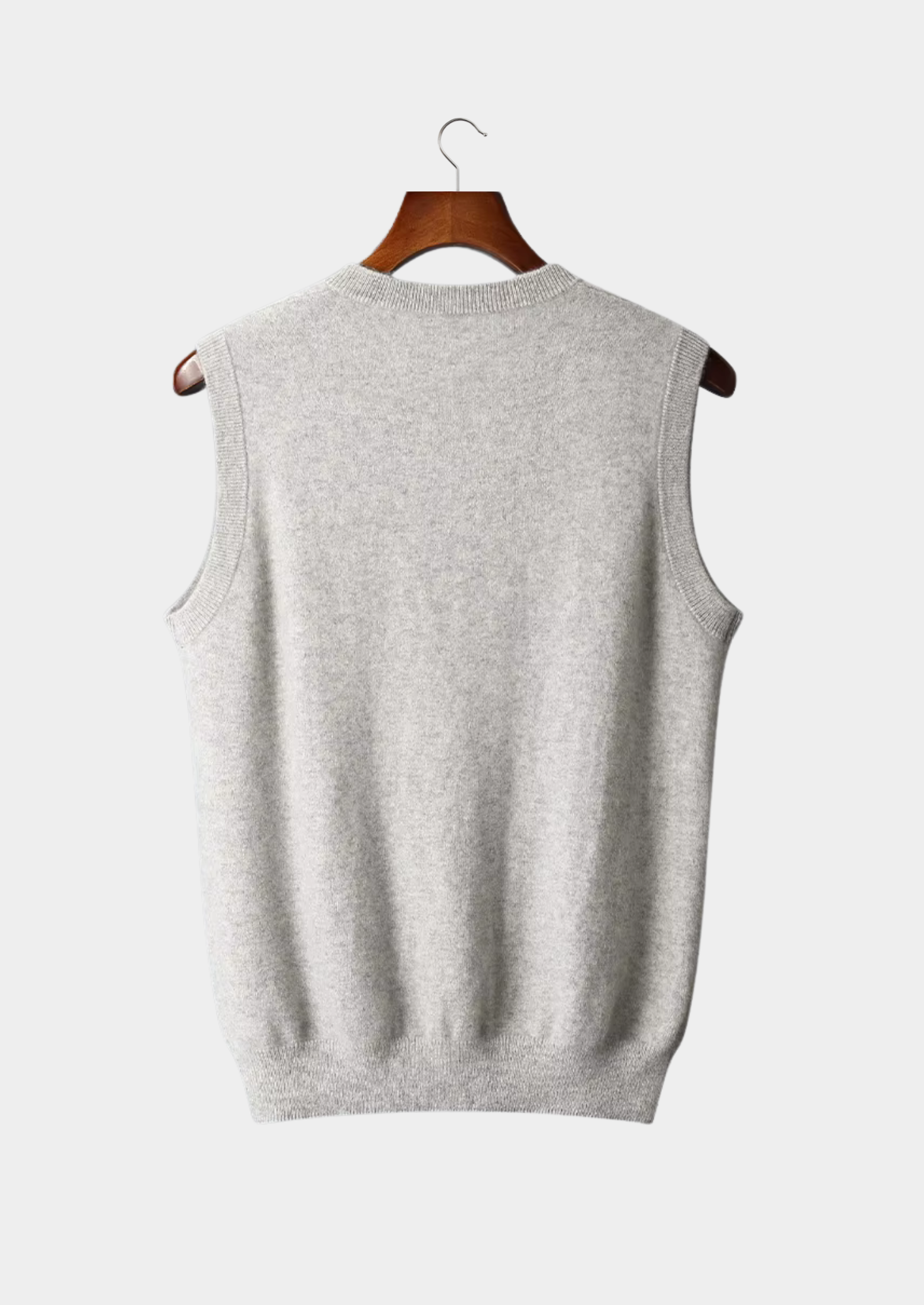 PURE EXTRA-FINE MERINO WOOL V-NECK VEST CLOUDWOOL®